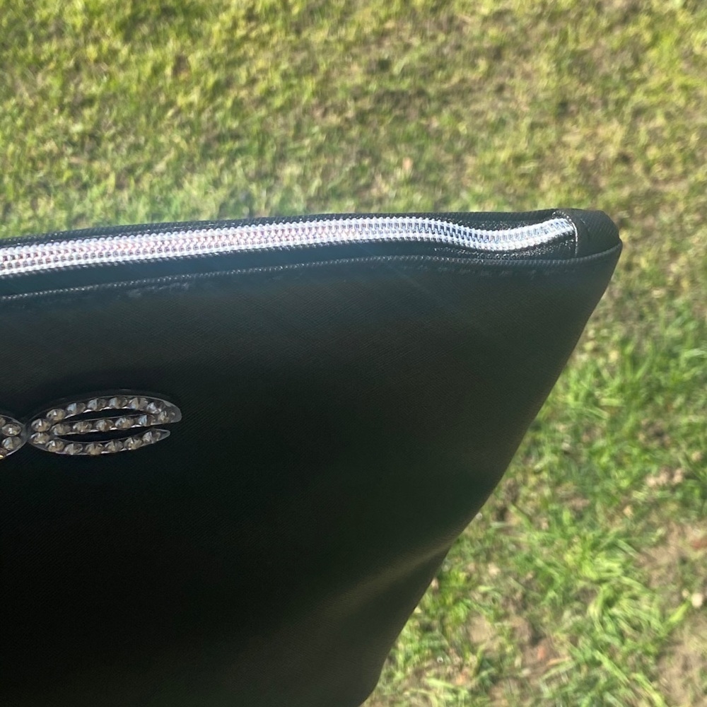 BEBE black and bling travel bag , NWT - Picture 7 of 14